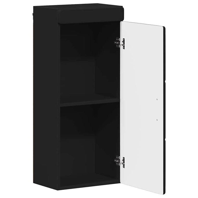 Freestanding Bathroom Cabinet, Black