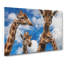 Four Giraffes - Wrapped Canvas-61855233