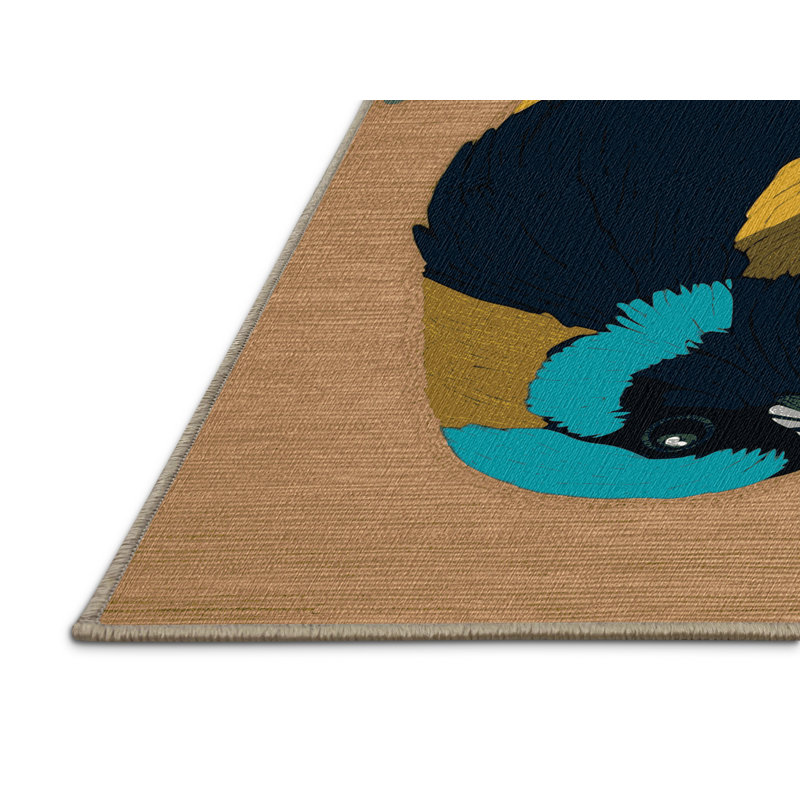  Tapis lavable Tanaca Sayager, Rectangulaire 2 pi x 3 pi