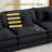 130" Oversized Upholstery Modular Sectional Sofas With Two Ottoman For Living Room-1030951013