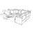 Niteshi Leather Match Power Recline Sectional-426341993
