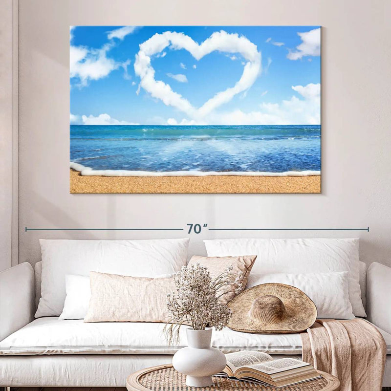 Alvord Love The Sea, H 34 po x l 51 po