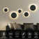Rechargeable Battery Operated Wall Sconces With Wireless Remote, Dimmable Solar Eclipse Style Wall Light, 9 Color Modes, Cordless Indoor Wall Light For Bedroom And Living Room