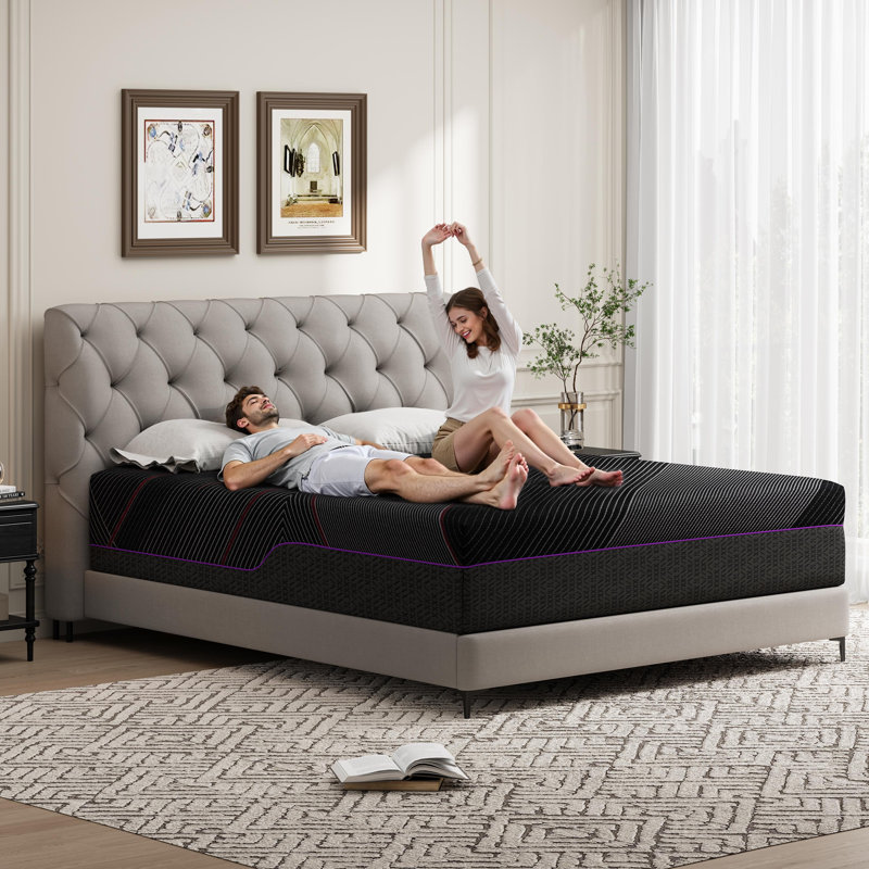 12" Medium Memory Foam Mattress with Cooling Technology, Packaged in One Box, Queen
