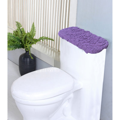 Couvercle de réservoir lavable à la machine 100% coton Franciska de Home Weavers - 10 po x 22 po
