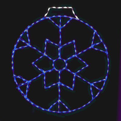 Snowflake Ornament LED Display (36")