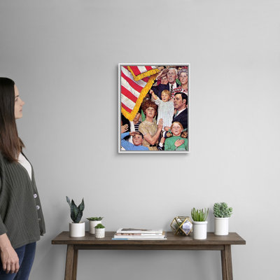 «Salute The Flag», art mural sur toile