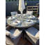 Dubose 6 - Person Wicker Patio Dining Set with Round Table , Cushions Included