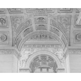Under The Arc Paris' Photographic Print
