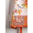 Christmas Floral Cotton Bib Apron