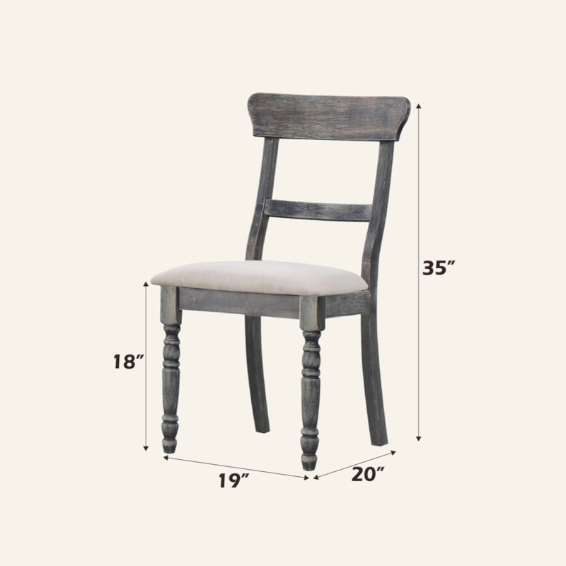 Rocio 18'' H Linen Upholstered Side Chair