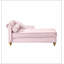 Chaise longue moderne avec revêtement en velours-93932694