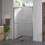 44 - 48"X76" Aluminum Frame Double Sliding Shower Door, 1/4"  6Mm  Clear Tempered Glass, Finished, Waterproof Design, Adjustable Size-123115428