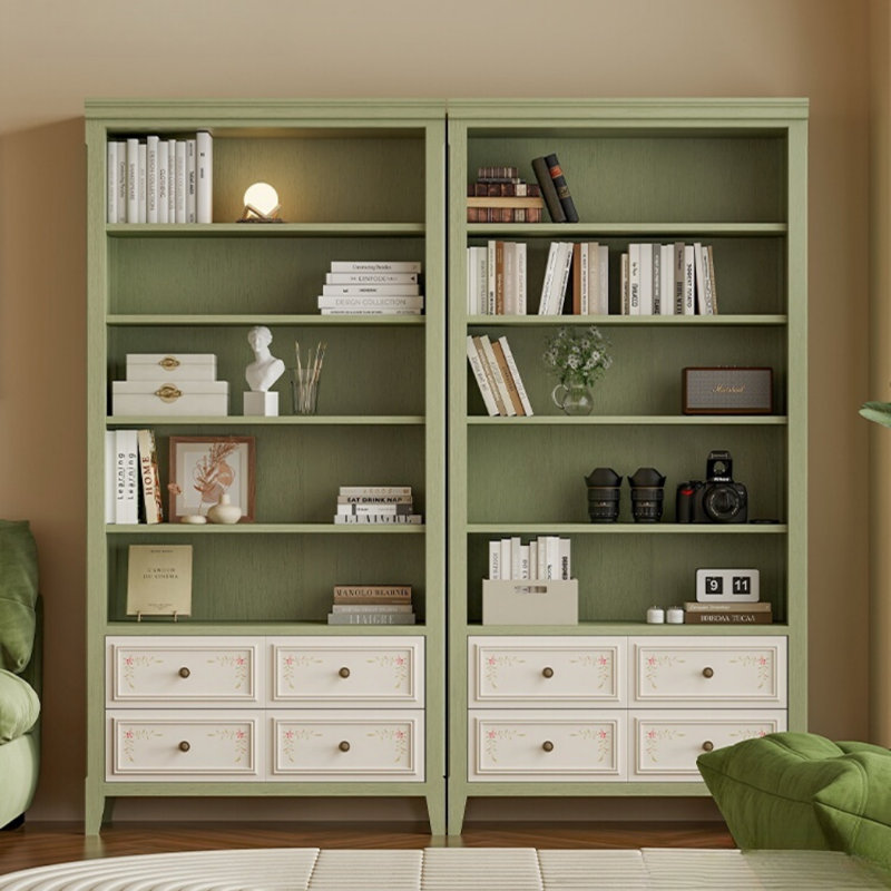 Simple and Retro Painted Display Cabinet