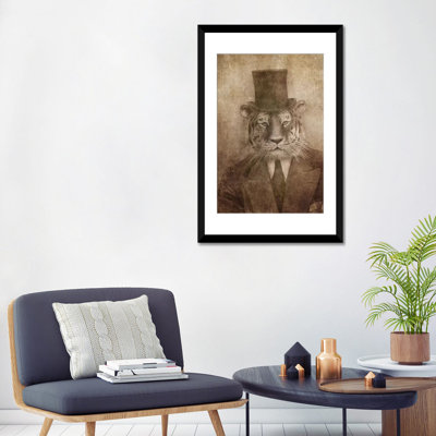 «sir tiger, impression sur toile
