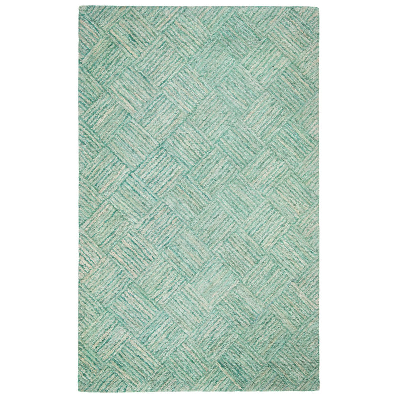 Millia Hand Tufted Performance Geometric Rug, Rectangle 5' x 8'