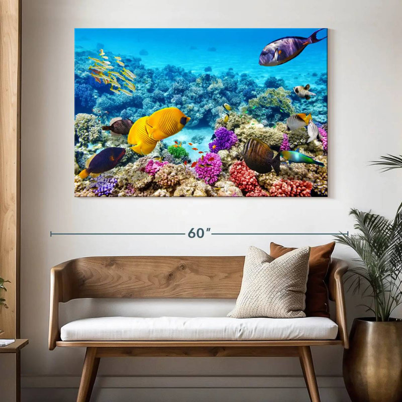 Ocean life Aletra, H 34 po x l 51 po