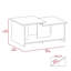 Table basse Wema 3, tablette inférieure ouverte-755207734