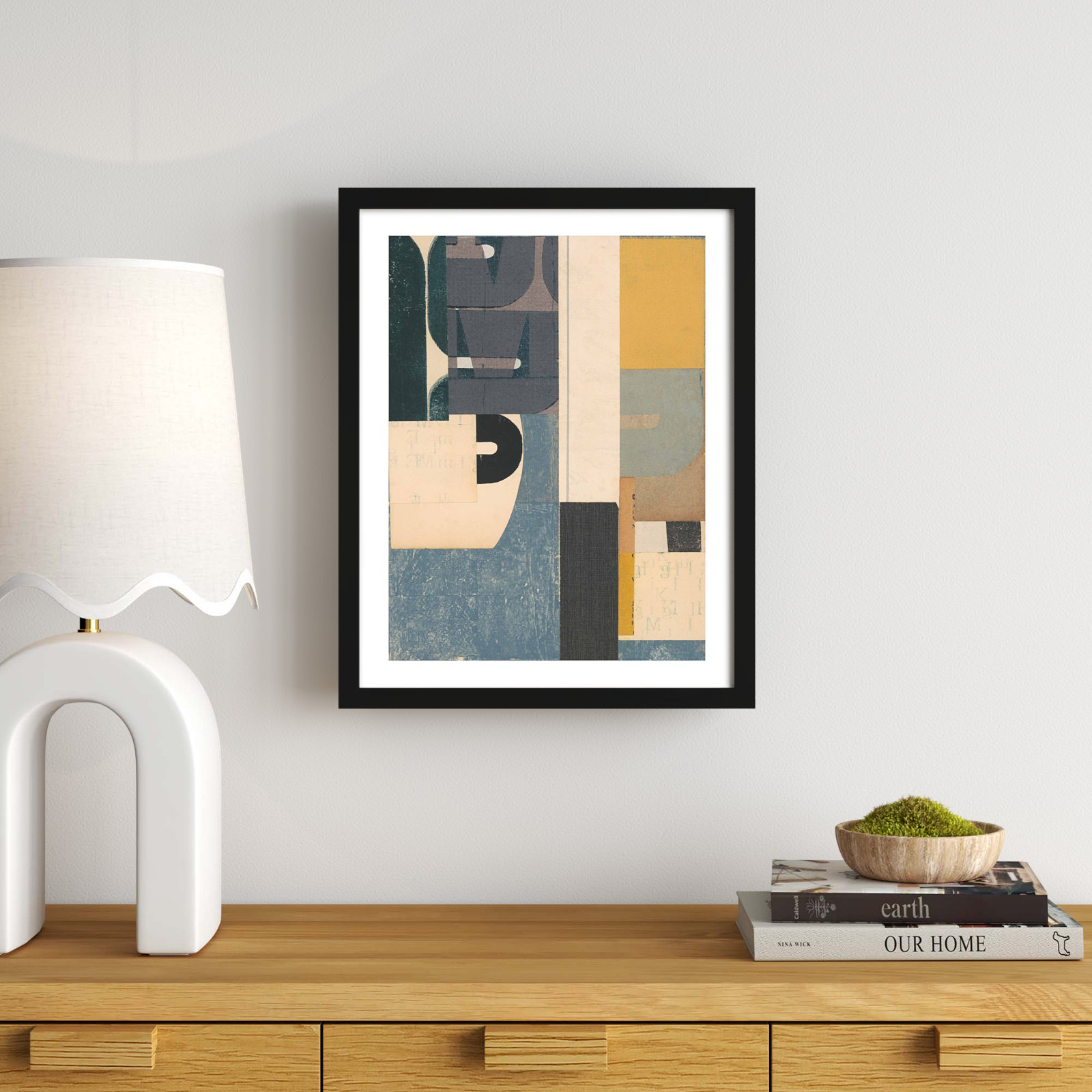 Mighty Print by Sarah Short, Black, 16" W x 20" H