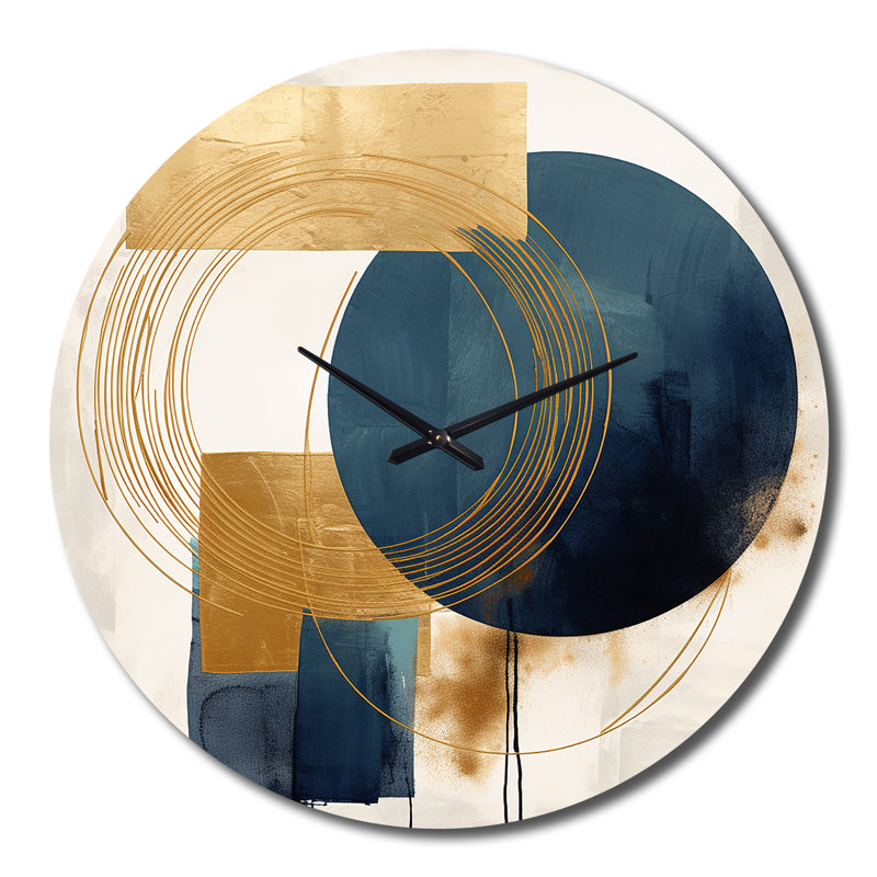 Horloge murale Mid-Century II Moon Bliss On, Grand