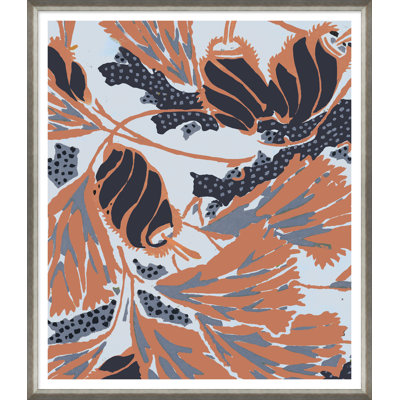 'Asian Textile Designs' Framed Graphic Art Print