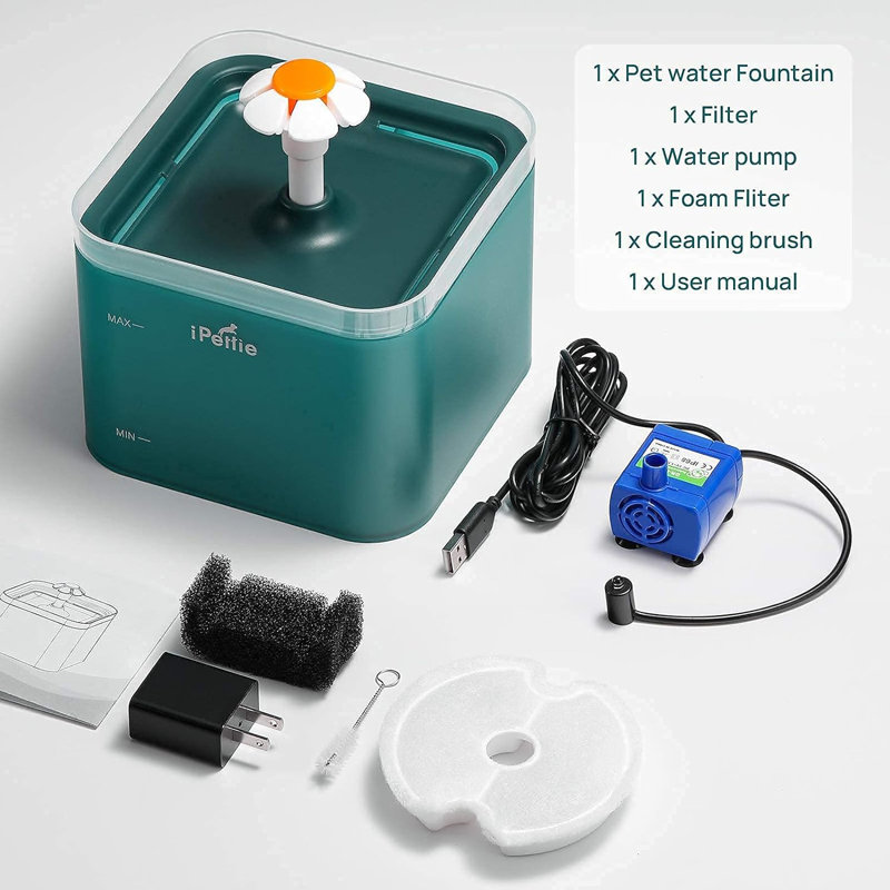 Distributeur d'eau automatique, Cyan