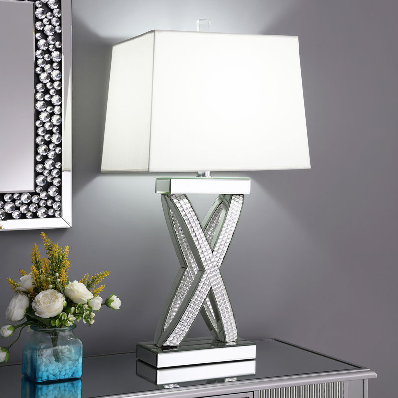 Lampe de table en bois Dominick