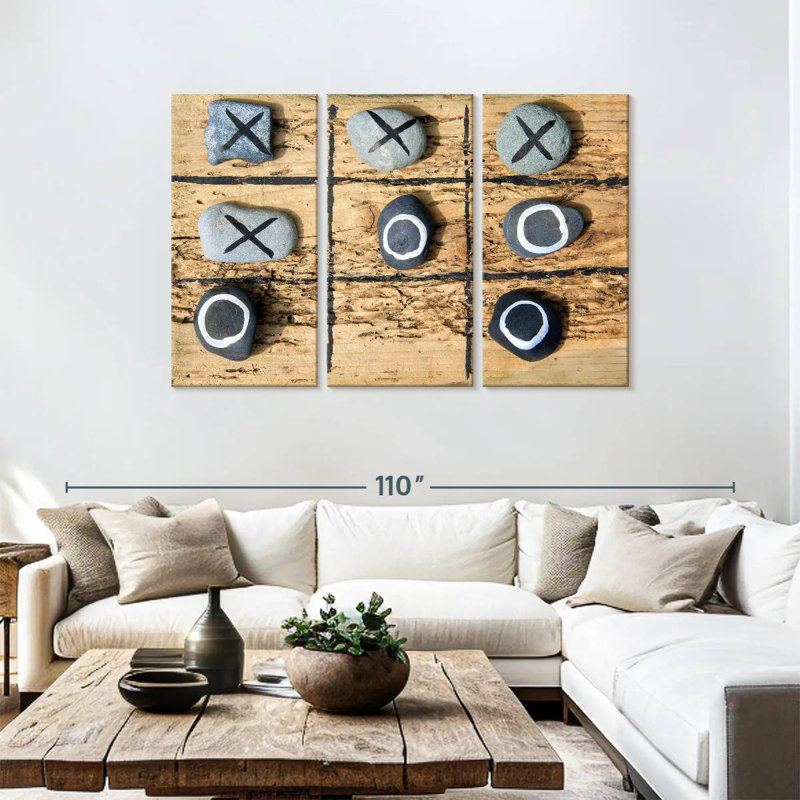 Senne Tic Tac Toe Game, 48" H x 74" W