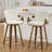 Modern Upholstered Swivel Counter Height Bar Stool-2107849369