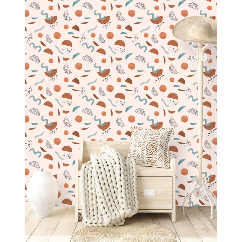 Panneau de papier peint Belkis, L 18,75 po x l 25 po, Vinyle