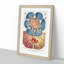 Great Barrier Reef Anemones I by W. Saville-Kent - Picture Frame Painting Print-55575346-55575348