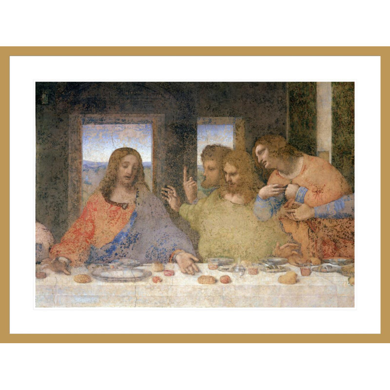 La Cène par Leonardo Da Vinci, H 31,56 po x l 41,5 po