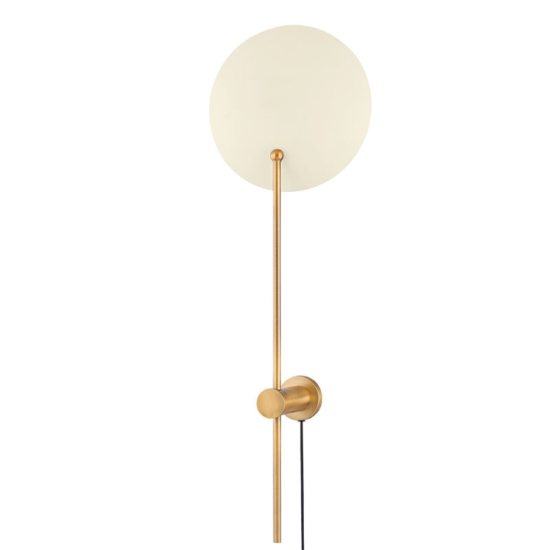 1 - Light Armed Sconce, Soft Sand