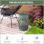 Tabouret de jardin en céramique Outsunny