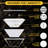 NUWATT 4 Pack 1x4 LED Drop Ceiling Flat Panel Troffer Light, Wattage & Color Selectable 40W/30W/20W, CCT 3000K/3500K/4000K/5000K/6500K, 4400LM, 0-10V Dimmable Backlit Fixture, 120V-277V, ETL Listed-108062404-108062406