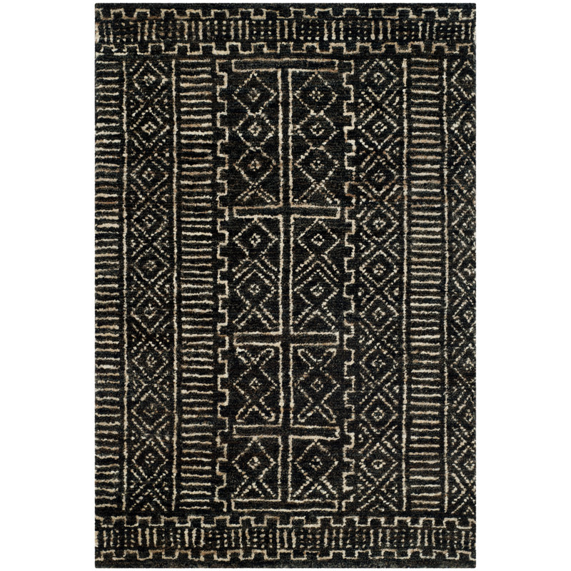 Ralph Lauren Kenya Jute Block Print Rug, Rectangle 9' x 12'