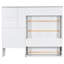 Lit escamotable double multifonctionnel avec canapé pliable, bureau encastré et armoire de rangement Roomfitter-192966824