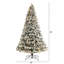 Arbre de Noël pin artificiel réaliste floqué avec lumières DEL-1522046584