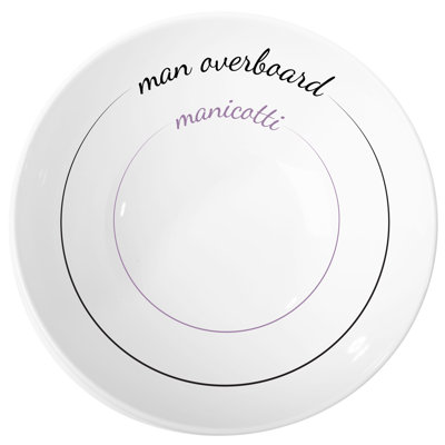 Man Overboard Pasta Bowl