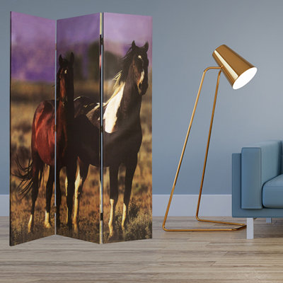 Faso 48" X 72" Multi Color Canvas Screen With Nurturing Mare