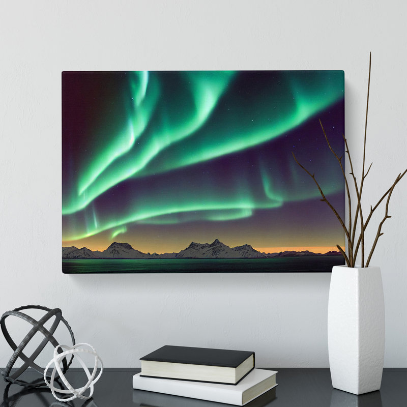 Fancy Northern Lights - Wrapped Canvas, 35cm H x 50cm W x 3cm D
