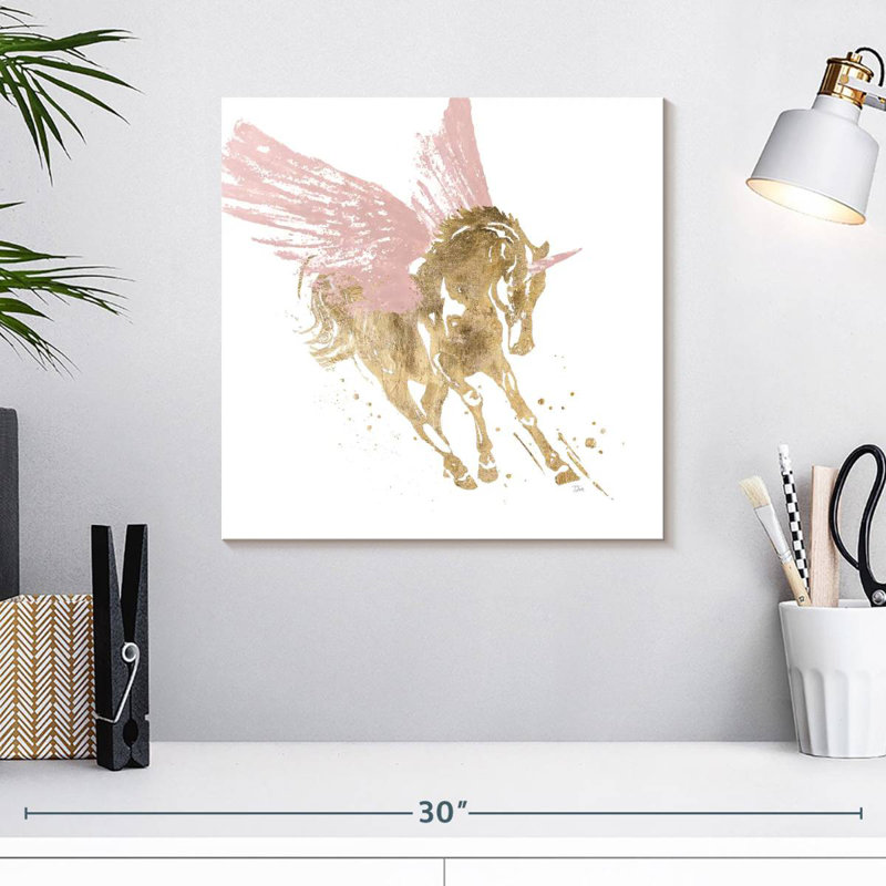 Ashelle esprit licorne, H 16 po x l 16 po