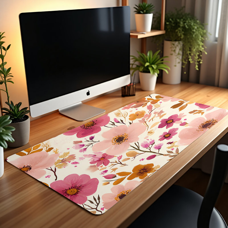 Polyester Desk Pad, 14.4x12.1