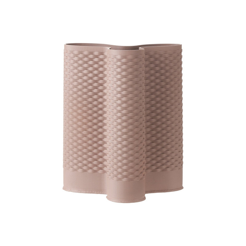 Vase en céramique 10 po, Beige, H 12 po x l 6 po x P 10 po
