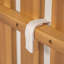 Méridienne d'extérieur moderne avec structure en bois massif et coussins confortables en polyester (à l'exception de la table)