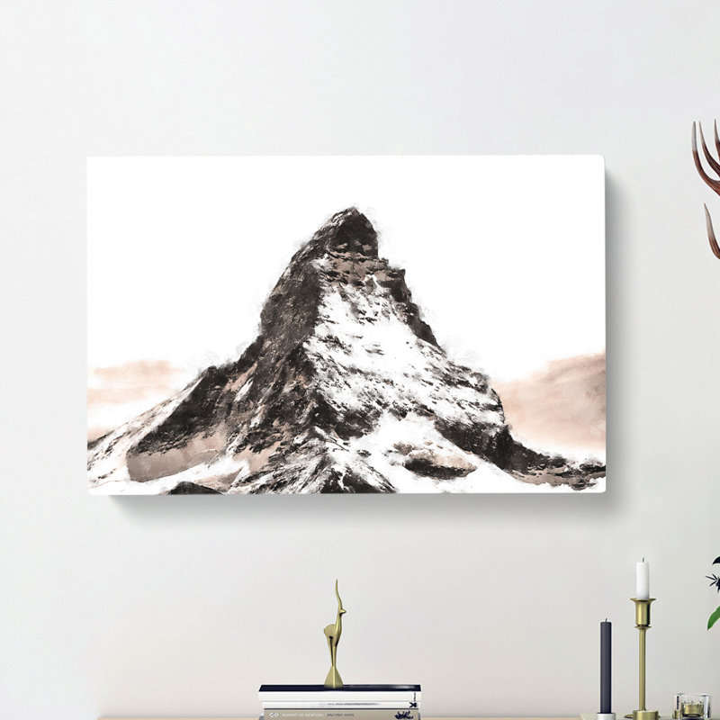 Matterhorn Mountain Switzerland - Wrapped Canvas, 60cm H x 91cm W x 3cm D