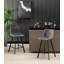 Dasha Microfiber Counter Stool with Metal Legs-832829177