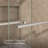 Levity Plus Less Sliding Bath Door, 61-9/16 In. H X 56-5/8 - 59-5/8 In. W, With 3/8 In.-Thick Crystal Clear Glass-71812623