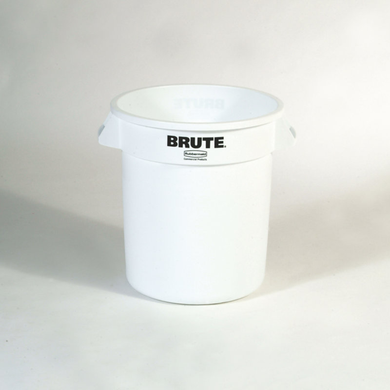 Poubelle en® à réservoirs 10 gallons, Blanc