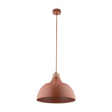 Luminaire suspendu CAP rouge brique